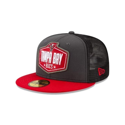 Tampa Bay Buccaneers Gorra | New Era NFL Draft 59fifty Fitted Cap Mexico - Grises